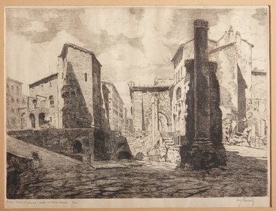 Rome, Porticus of Octaviae, and the Ruins of Marcellus
