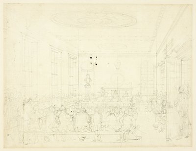 Study for Society for the Encouragement of Agriculture, from Microcosm of London by Augustus Charles Pugin