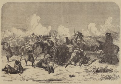 Engagement between the Moors and Spaniards near Ceuta by Augustus J. Beck