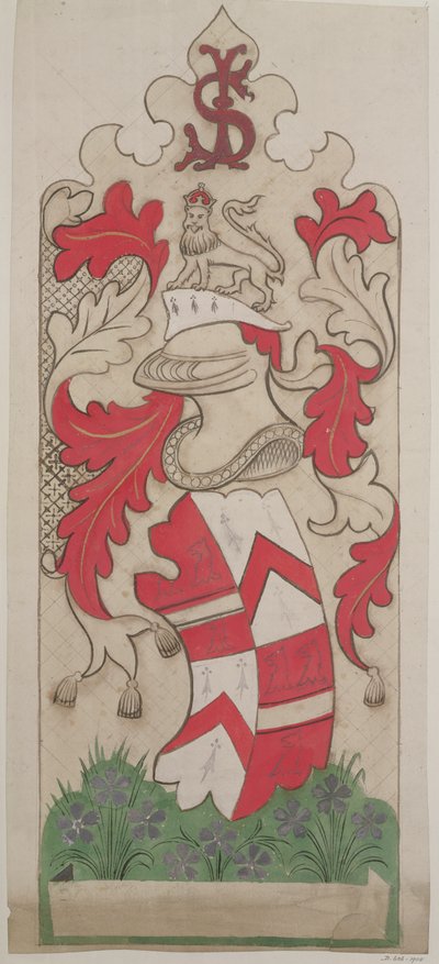 Design for the decoration of the Houses of Parliament by Augustus Welby Northmore Pugin