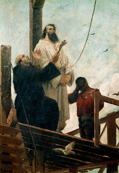Martyrdom of Tiradentes hanged in Rio April 21 by Aurelio de Figueredo