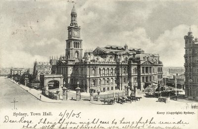 Sydney, Town Hall by Australian Photographer
