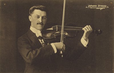 Portrait of Johann Strauss III by Austrian Photographer