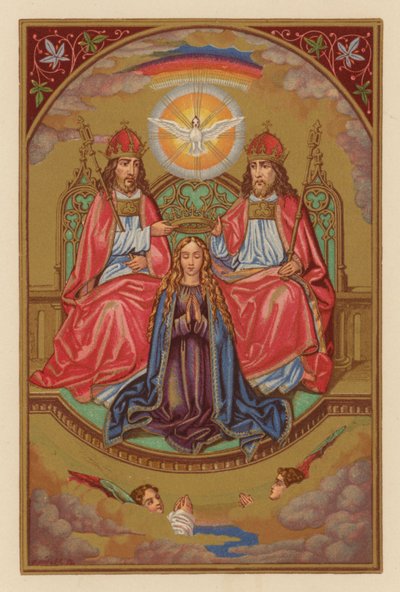 Coronation of the Blessed Virgin Mary by Austrian School
