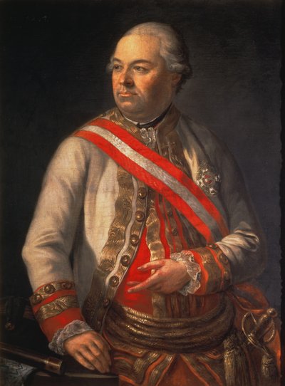 Count Andreas Hadik von Futak (1710-90), Commander of the Austrian Army in the Campaign Against Turkey in 1789 by Austrian School