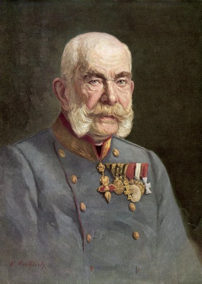 Franz Joseph I, Emperor of Austria by Austrian School