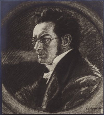 Portrait of Franz Schubert by Austrian School
