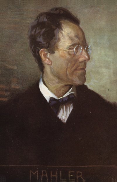 Portrait of Gustav Mahler by Austrian School