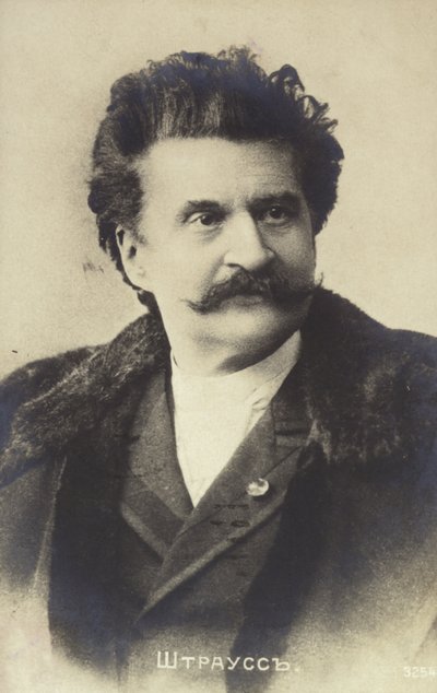 Portrait of Johann Strauss II by Austrian School