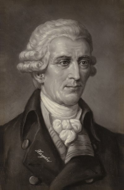 Portrait of Joseph Haydn by Austrian School