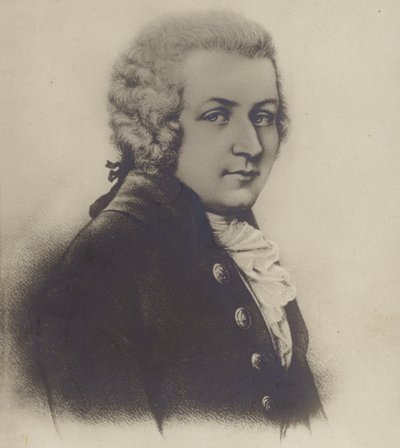 Portrait of Wolfgang Amadeus Mozart by Austrian School