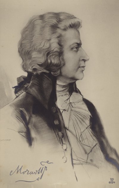 Portrait of Wolfgang Amadeus Mozart by Austrian School