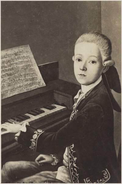 Portrait of Wolfgang Amadeus Mozart by Austrian School