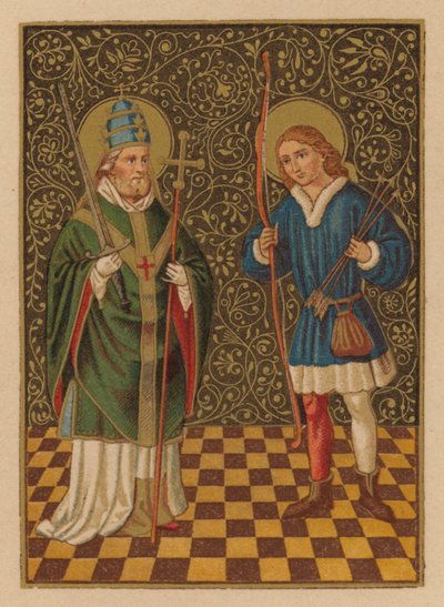 Saint Fabianus and Sebastianus by Austrian School