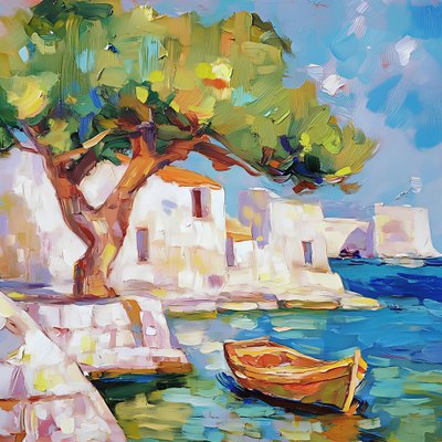 Boat By the Sea by Avanesova Elena