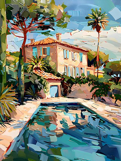 House By the Pool by Avanesova Elena