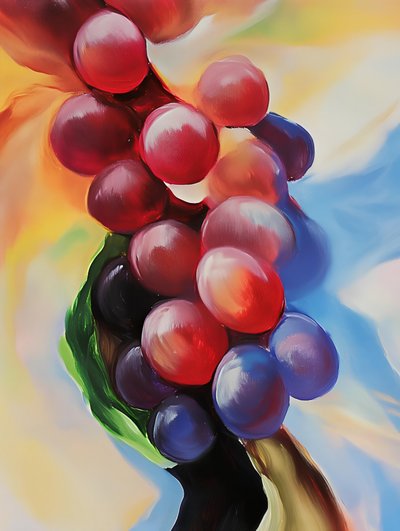 Jewel Tone Grapes by Avanesova Elena
