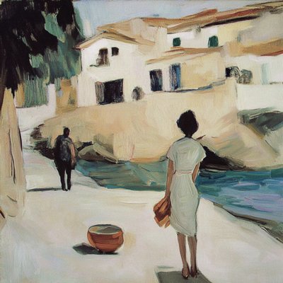 Mediterranean Coastal Stroll by Avanesova Elena