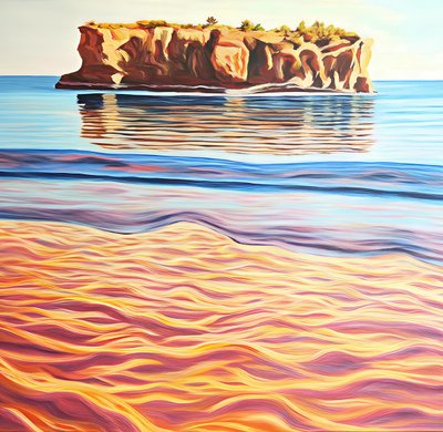 Vibrant Coastal Reflections by Avanesova Elena
