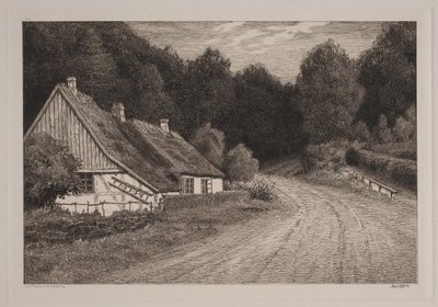 Farmhouse by the Forest by Axel Holm
