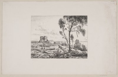 Parti ved Hammershus by Axel Theodor Kittendorff