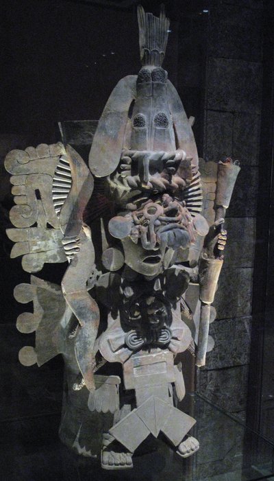 Incense Burner in the Form of the God Nappatecuhtli, Tlahuac, Late Postclassic Period, c.1500 by Aztec
