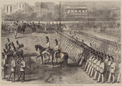 The Volunteer Review in Hyde Park, the Volunteers Marching Past Her Majesty by B. Clayton