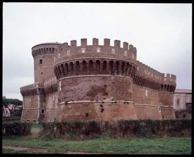Medieval Art: View of the Castle of Pope Julius II (Giulio) Realized by Architect Baccio Pontelli (ca. 1450-1494), Gregoriopoli by Baccio Pontelli