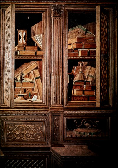 Studiolo of Duke Federico III of Montefeltro, Duke of Urbino (Detail) by Baccio Pontelli