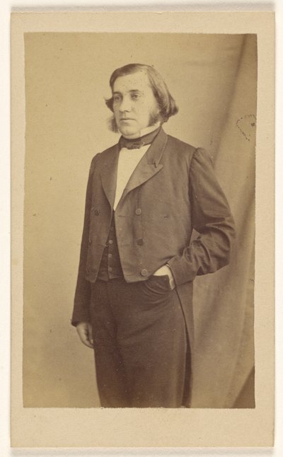 Unidentified Man with Muttonchops, Standing by Bailly and Maurice