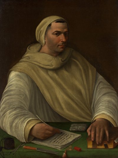Portrait of an Olivetan Monk by Baldassare Peruzzi