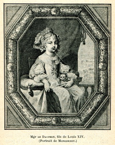 Education of Princes: Mgr. le Dauphin, Son of Louis XIV by Balthasar Moncornet