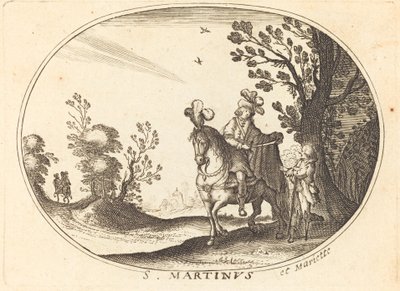 Saint Martin and the Beggar by Balthasar Moncornet