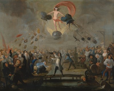 Allegory of Fate. Around 1730 by Balthasar Nebot