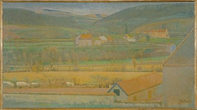 The Valley of the Yonne by Balthus Klossowski de Rola