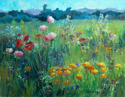 Field of Poppies by Barbara Cleary