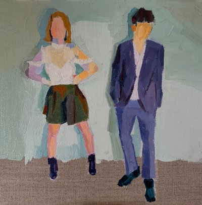 All dressed up and no place to go, 2020 by Barbara Hoogeweegen