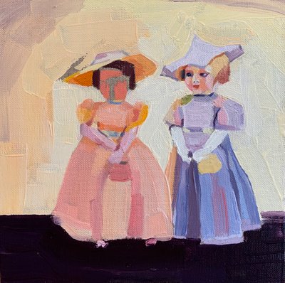 Leaving the dolls house by Barbara Hoogeweegen