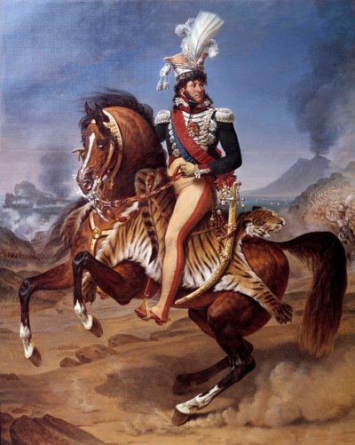 Equestrian Portrait of Joachim Murat (1767-1815), King of Naples by Baron Antoine Jean Gros
