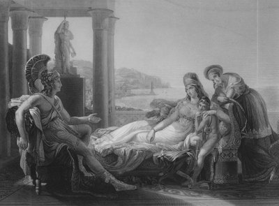 Aeneas and Dido by Baron Pierre Narcisse (after) Guerin