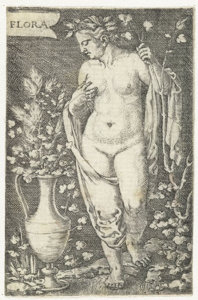 Flora by Barthel Beham