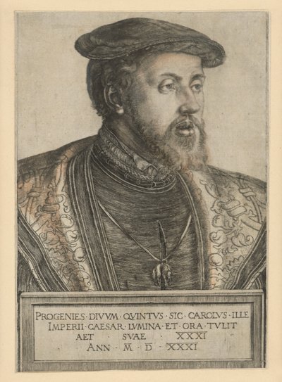 Emperor Charles V by Barthel Beham