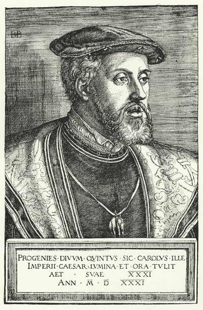 Charles V, Holy Roman Emperor by Barthel after Beham