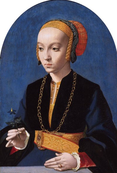 Portrait of Elisabeth Bellinghausen by Bartholomaeus Bruyn the Elder