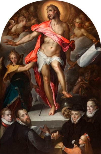 Epitaph of Goldsmith Nicolas Müller of Prague by Bartholomeus Spranger