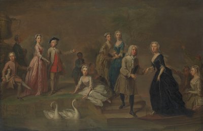 Uvedale Tomkyns Price 1685-1764 and Members of His Family by Bartholomew Dandridge