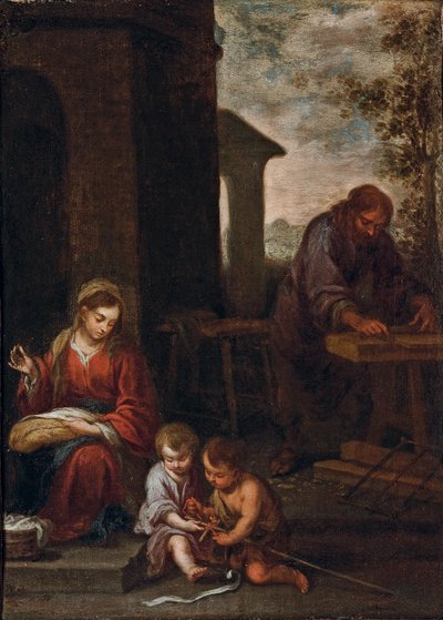 The Holy Family with the Infant Saint John the Baptist by Bartolomé Esteban Murillo