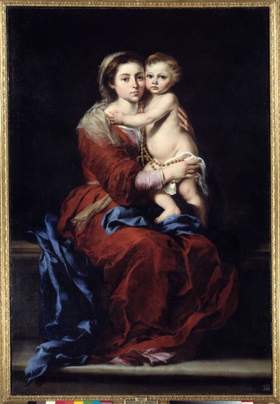The Virgin of the Rosary by Bartolomé Esteban Murillo
