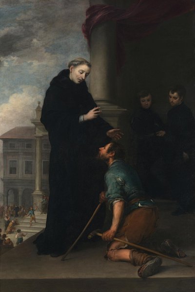 Saint Thomas of Villanova Healing a Lame Man by Bartolomé Esteban Murillo