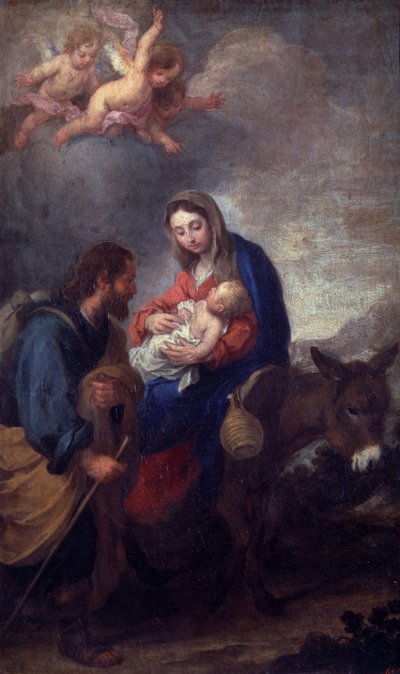 Rest on the Flight into Egypt by Bartolomé Esteban Murillo